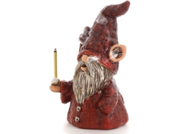 Suporte para Incenso em Vara Nova Line com estátua de gnome, decoração para casa | S/MARCA