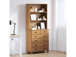 Vidaxl Hutch Com Gaveta Askim Cera De Mel 91 X 40 X 200,5 Cm