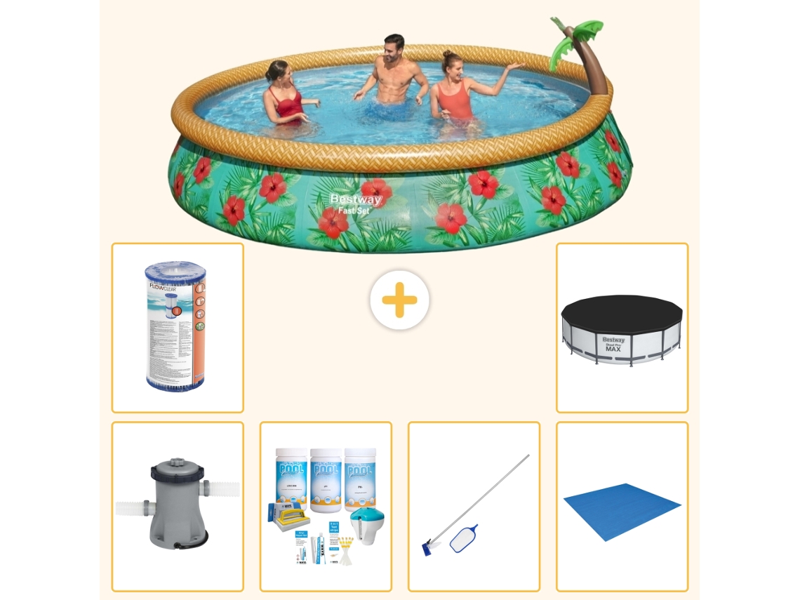 Bestway Piscina Bestway Fast Set Redonda - 457x84 Cm - 7-peças S21463