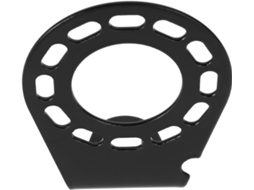 Suporte Para Plugue De Reboque Compatível Com Chicote Elétrico De Veículos, Em Metal Preto.