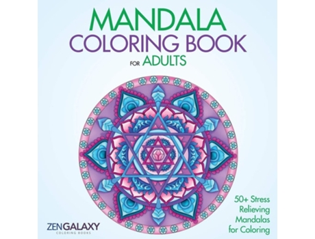 Livro Mandala Coloring Book De Zengalaxy Coloring Books (inglês)