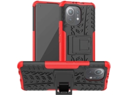 Capa Robusta Camada para Xiaomi Xiaomi 11 HONGWE. Vermelho