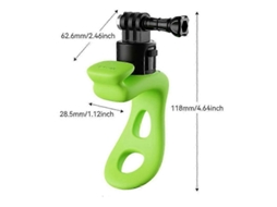 Lurelia Suporte De Silicone Ajustável E Mini Flexível Para Câmera De Ação