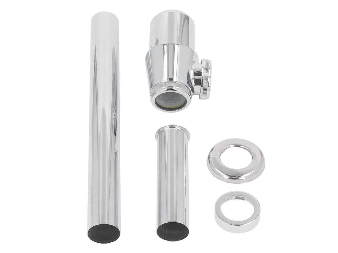 Kit de Drenagem para Pia Ajustável em Altura com Tubo Deslizante e Armadilha P G1‑1/4 Polegada S/MARCA
