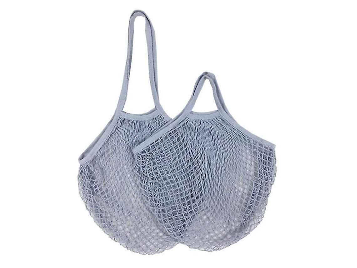 20 Sacolas De Compras Reutilizáveis ​​em Cores Variadas, Sacola De Rede Portátil Para Armazenar Frutas E Verduras, Sacola De Malha Dobrável E Eco