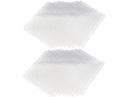 Toyandona 50 Pochettes Plásticos Transparentes 11 Trous Compatível Classeur 3 Anneaux Proteção E Organização