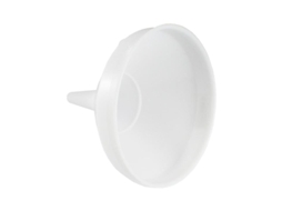 Embudos plastico blanco de 13 cm  1-4 litros 4737
