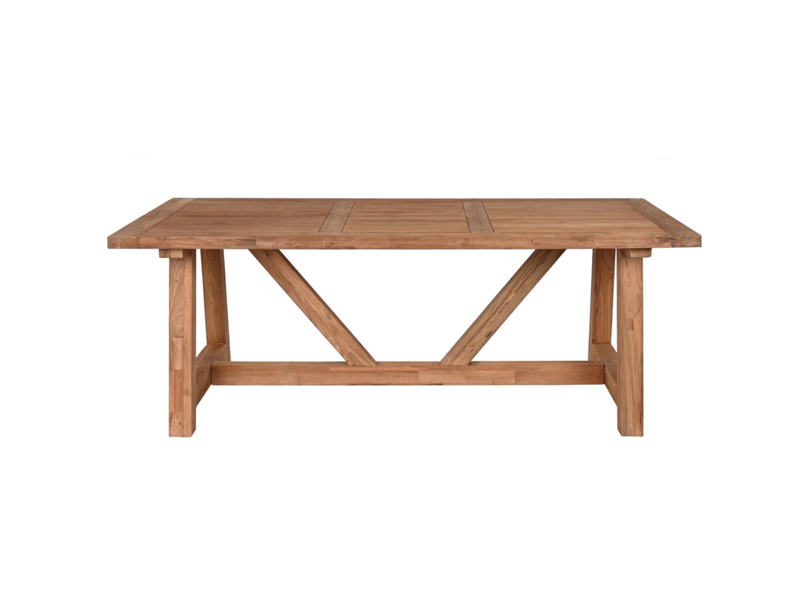 Mesa de Jantar em Teca Natural, 200x100x75cm ALEXANDRA HOUSE LIVING