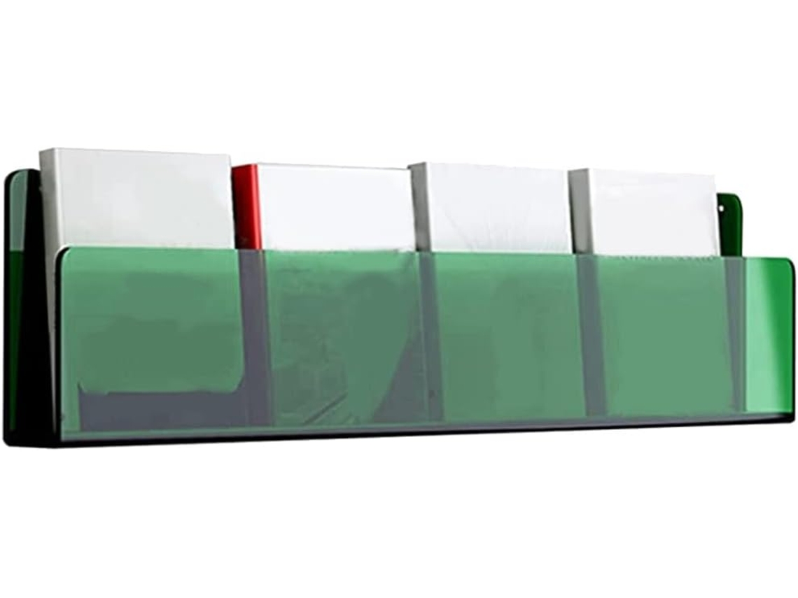 Suporte Para Catálogos, Documentos E Folhetos Em Acrílico Com 40 Cm De Comprimento, Ideal Para Escri Gokoco
