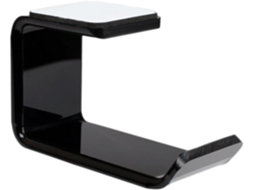 Zerodeko Support Mural Pour Casque Audio En Acrylique Noir Avec Ruban Adhésif Double Face Solide, Support De L