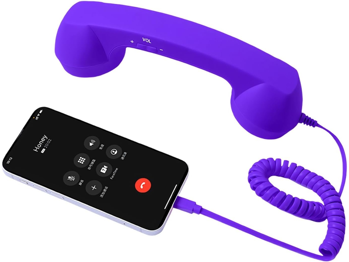 Telefone Fixo de Mesa com Microfone com Cancelamento de Ruído SFUSHOS