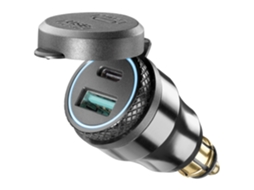 Accdin2usbtypec Carregador De Dispositivos Móveis Universal Preto Isqueiro De Charuto Automático Interphone