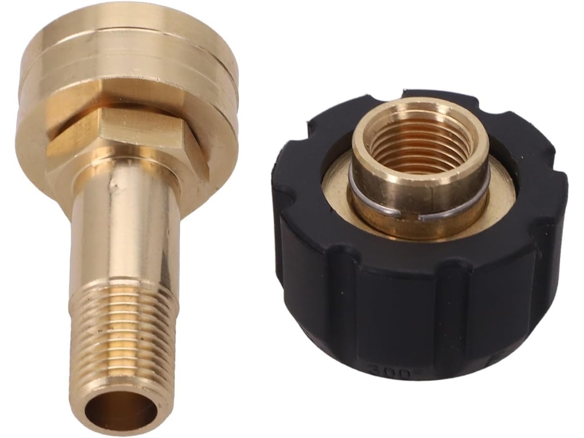 Adaptador De Latão M22 Para Mangueira Jardim Fêmea 14 Mm: Conector