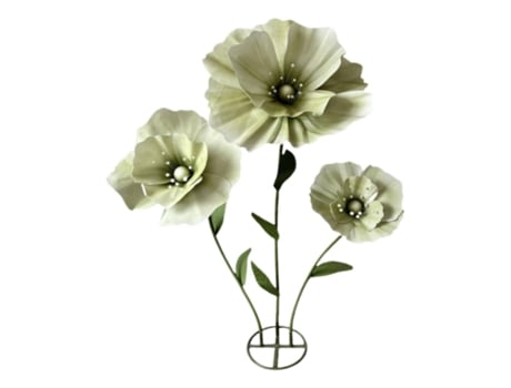 Flores gigantes para decoração de casamento, arranjos florais jortmrd