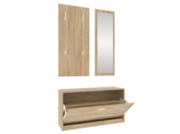 Shoe Cabinet Set, Shoe Cabinet Sets Vidaxl Marrom Madeira Processada (n/a)