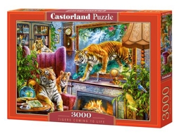 Castorland Tigers Coming To Life 3000 Pcs Puzzle 3000 Peças