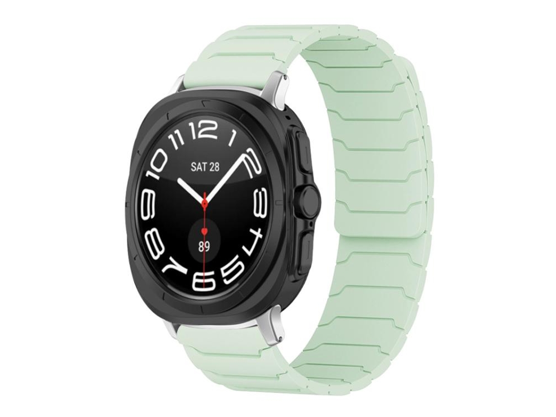 Bracelete para Samsung Galaxy Watch 8 / 8 Classic Nylon com Fecho de Velcro Preto e Azul XIAOMOYU