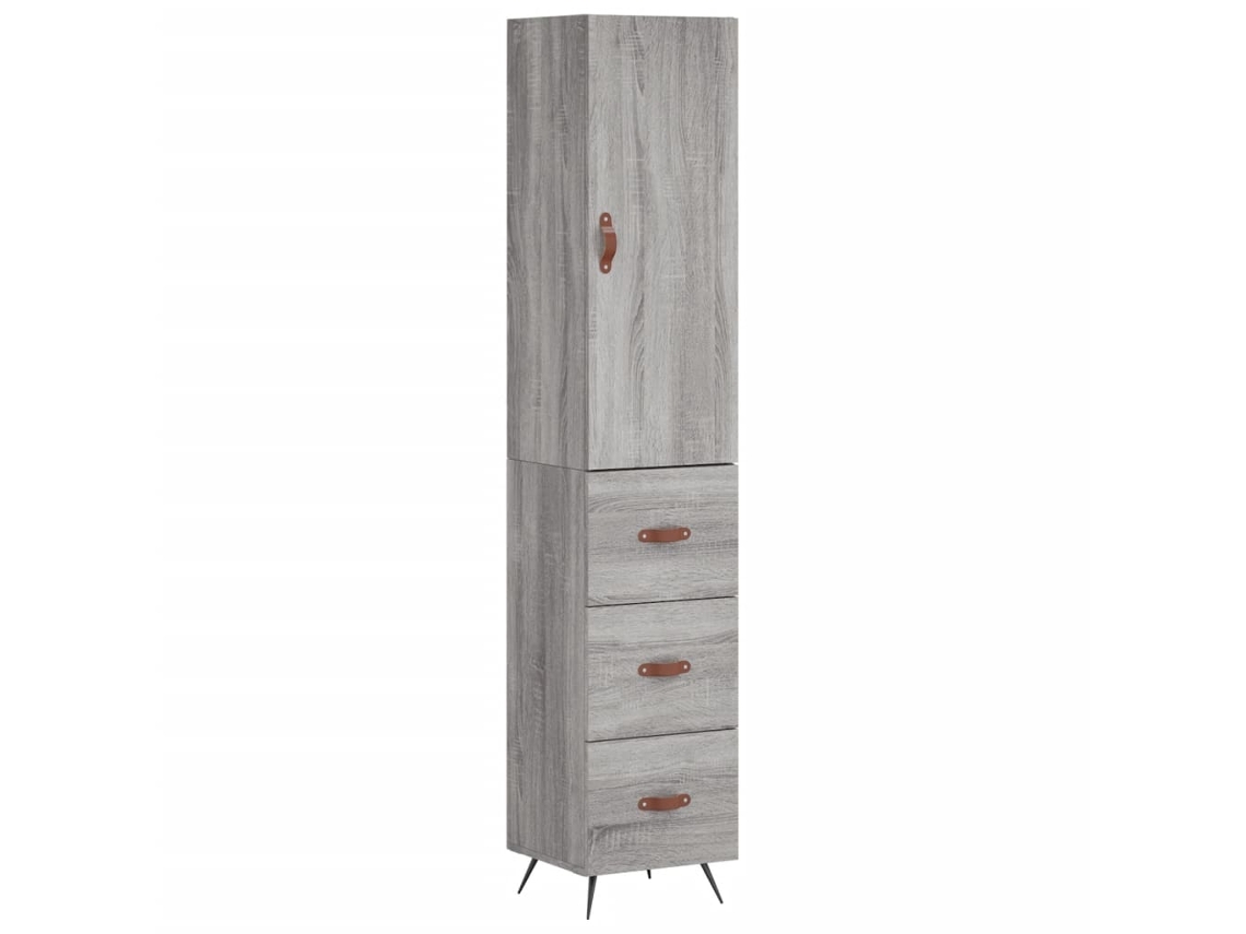 Highboard, Highboards Vidaxl Cinzeto Madeira Processada (n/a)