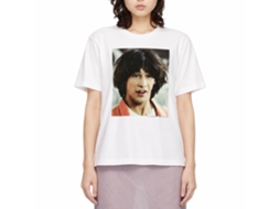 Rockinstone Bill And Ted Ted Face White Adult T-shirt Size:m