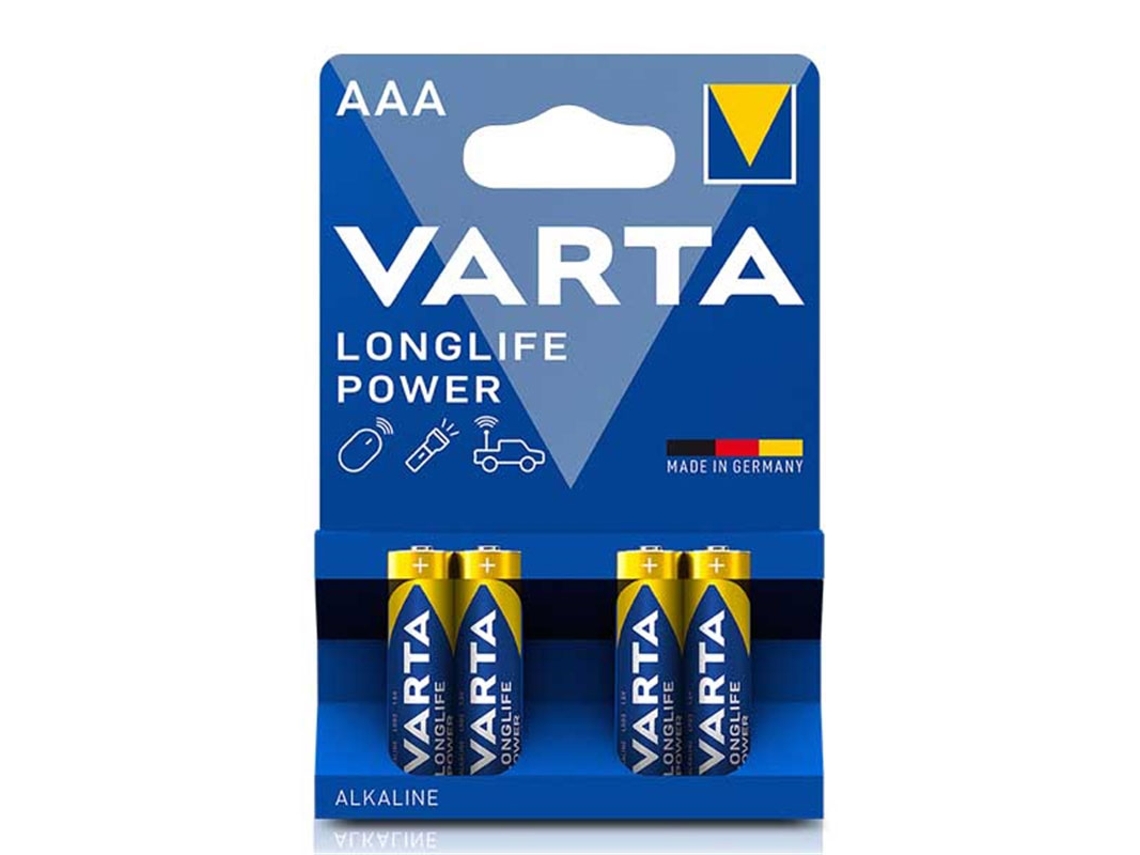 Pilhas Alcalina Aaa 1.5v 4un Varta 4903121414