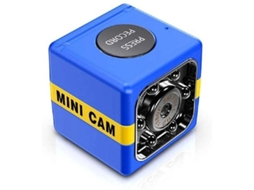 Minicâmera HD sem fio com visão noturna, câmera espiã oculta com detecção de movimento, gravador de vídeo para carro familiar Bestvite (azul)