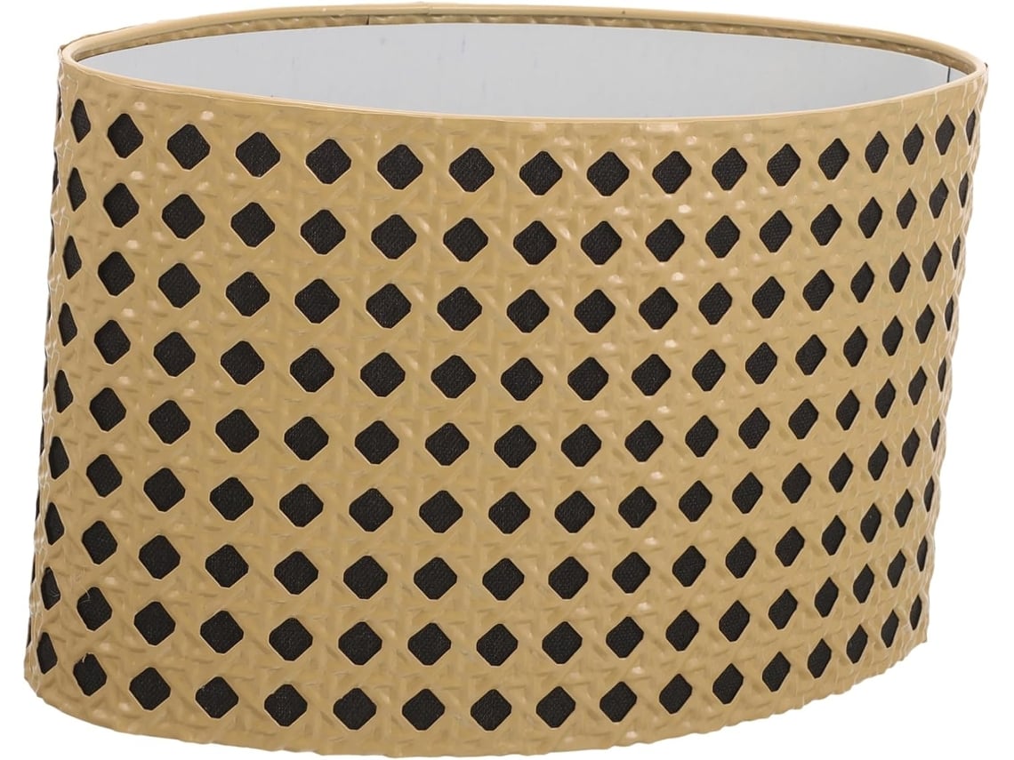 Cúpula Oval Oca de Metal para Luminária de Mesa. SFUSHOS