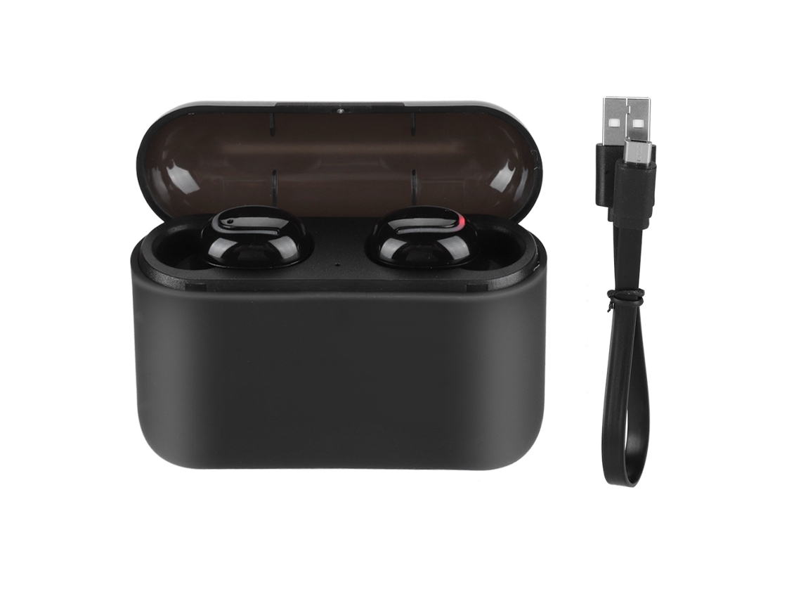 Fones Bluetooth Invisíveis com Estojo de Carregamento EOOCOO