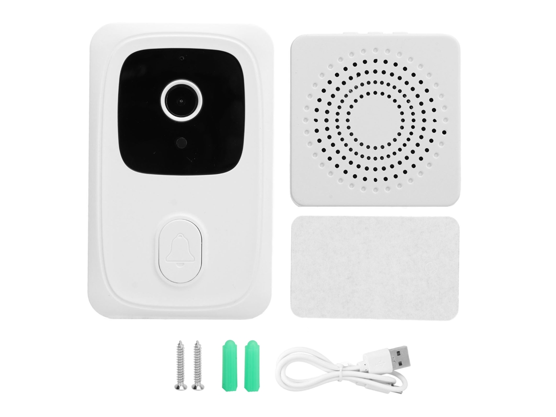 Yuru campainha de Porta Inteligente Sem Fio com Câmera Hd Visão Noturna Infravermelha Comunicação Bidirecional Wifi 2.4g
