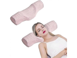 Travesseiro De Pescoço, Travesseiro De Espuma Viscoelástica Para Alívio Da Dor No Pescoço, Travesseiro De Suporte Para Pescoço Slowmoose