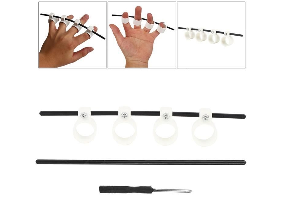 Extensor de Dedo Exercitador de Ponta de Dedo Instrumento Musical de Plástico Auxiliar Flexível Guitarra