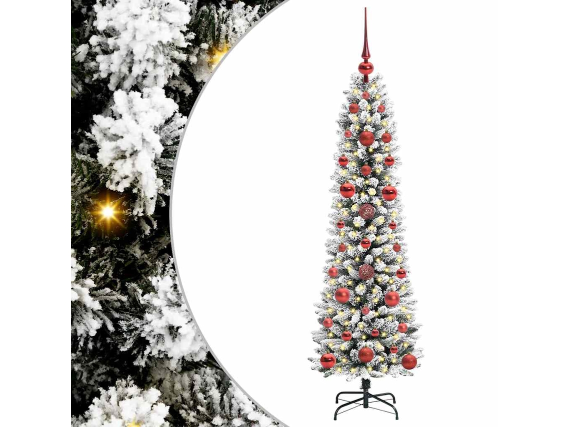 Árvore De Natal Artificial Pré Iluminada Vidaxl Verde Pvc (120 Cm)