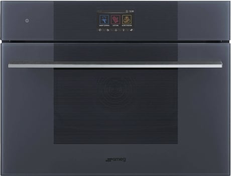 Forno Micro-ondas SMEG Linea SO4104M2PG (40 L - 59.7 cm - Hidrolítico - Neptune Grey)