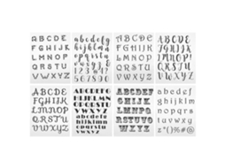Sellos Transparentes Com Letras Para Artesanato, Para Desenhar, Fazer Álbuns De Recortes, Artesanato, Decoração, Sellos De Tpr