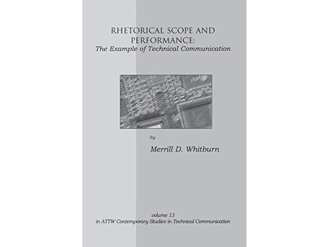 Livro Rhetorical Scope and Performance de Merrill D Whitburn (Inglês)