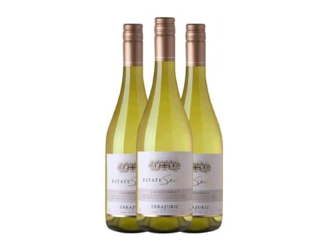 Vinho branco VIÑA ERRAZURIZ Chardonnay Valle de Casablanca (0.75 L - 3 Unidades)