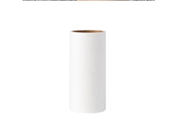 Rolo de limpeza multifuncional Baok para cabelos e resíduos de alimentos, papel descartável de 10 cm com 40 folhas, removedor de pelos de roupas e animais de estimação.