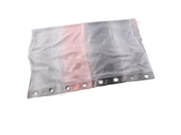 Cortinas Blackout S/MARCA, duas camadas, tule, cinza, 134x240cm