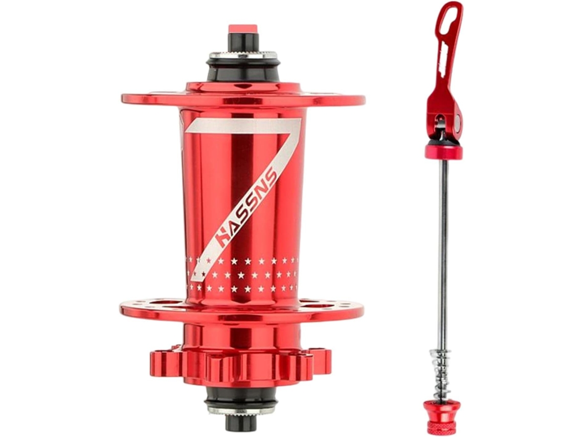 Conjunto de 2 cubos de roda Harilla alumínio para MTB com freio disco, resistente, compatível, leve, preciso | S/MARCA