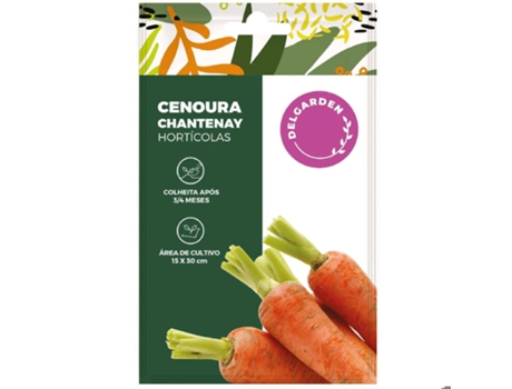 Sementes Hortícolas Cenoura Chantenay