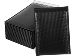 50 Peças Envelopes À Bulles Noires Adesivos Lot De Expédition Reembourrés Pour Vêtements Maquillage Et