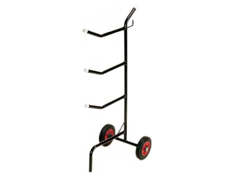 Carrinho de Sela com Rodas Suporte de Sela S51 Prateadostubbs
