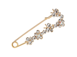 Broche De Jóias Com Rhinestones Moda Feminina Decorativo