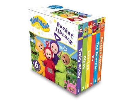 Livro teletubbies: pocket library de egmont publishing uk (inglês)