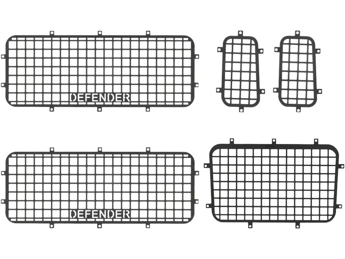 Grade de proteção metálica para janela de carro RC SFUSHOS