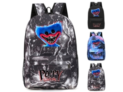 Mochila Infantil Poppy Playtime Huggy Wuggy Com Organizador De Material Escolar Aquaforge