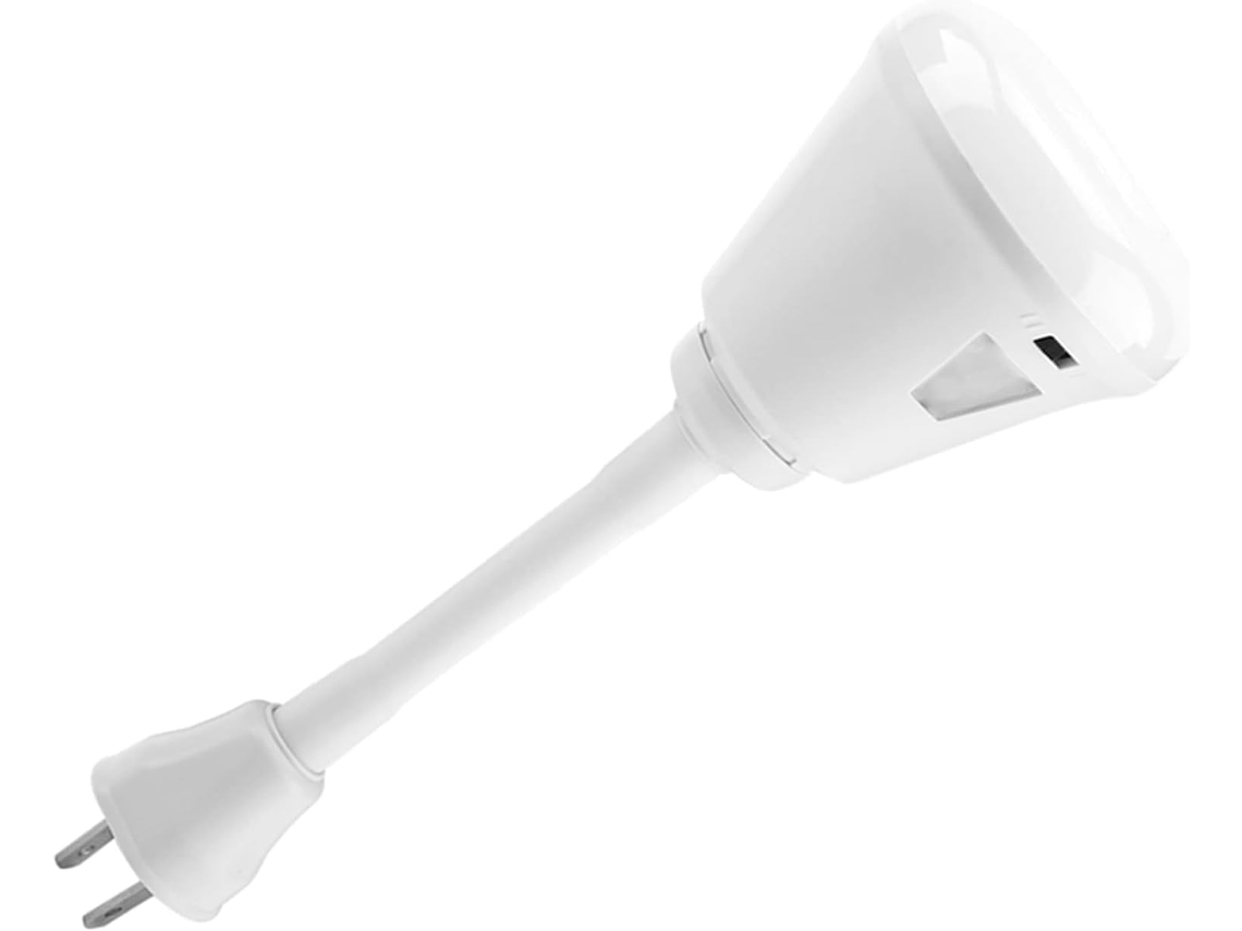 Lâmpada Led De 6w Com Sensor Presença E Plugue Para Uso Interno, Luz
