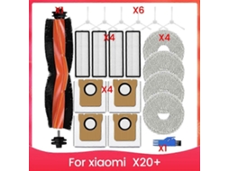 For X20+ Robot Vacuum Cleaner Main Side Brush Hepa Filter Mop Cloth Dust Bags Replacement Parts Acc
