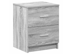 Mesa de Cabeceira 40x36x50 Cm Carvalho Fumado MAISON EXCLUSIVE