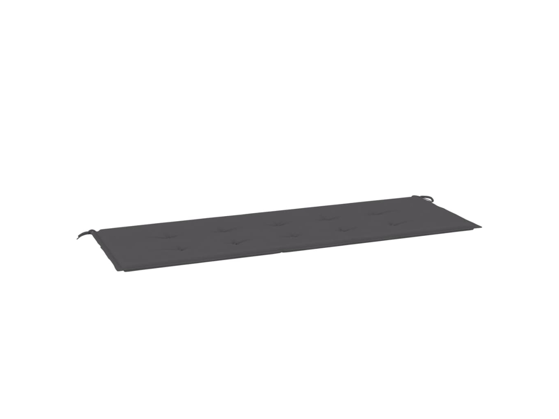 Garden Bench Cushion, Garden Bench Cushions Vidaxl Antracite Tecido (150 X 50 X 3 Cm)