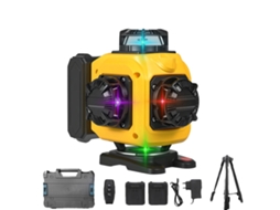 Nã­vel A Laser, 16 Linhas, Base Rotativa De 360â°, 2 Bateria Oem
